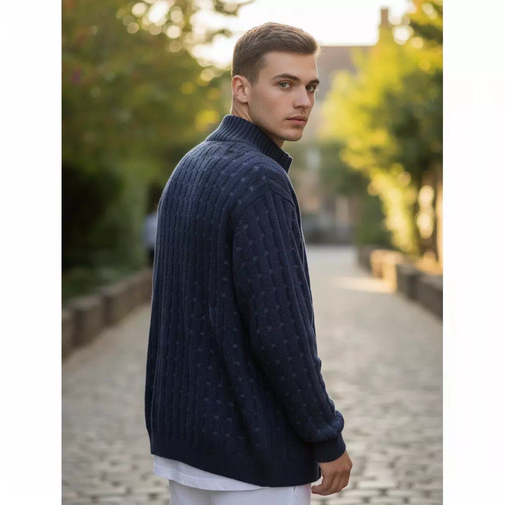 Gilet en alpaga pour homme – Image 4