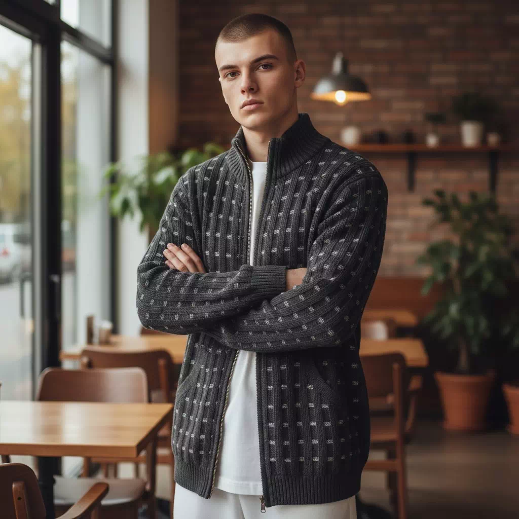 Gilet en alpaga pour homme – Image 20