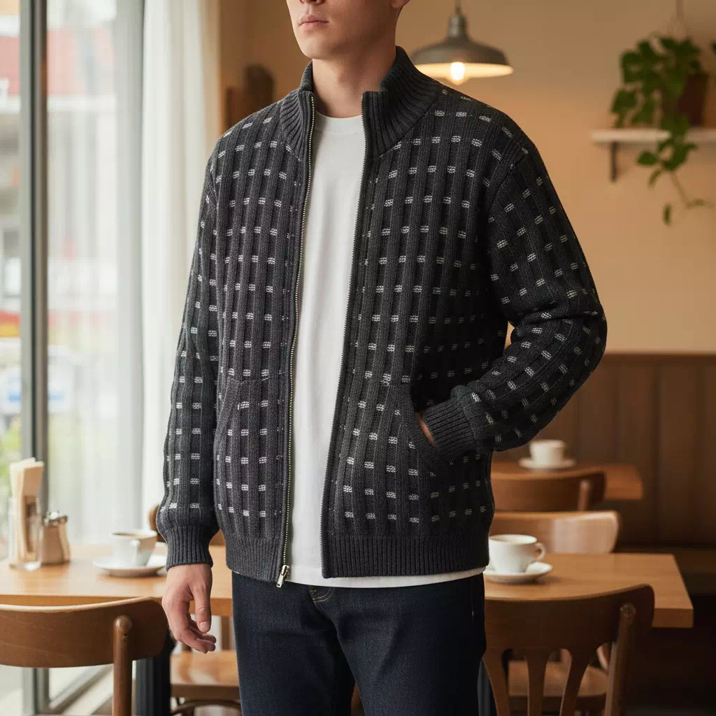 Gilet en alpaga pour homme – Image 18