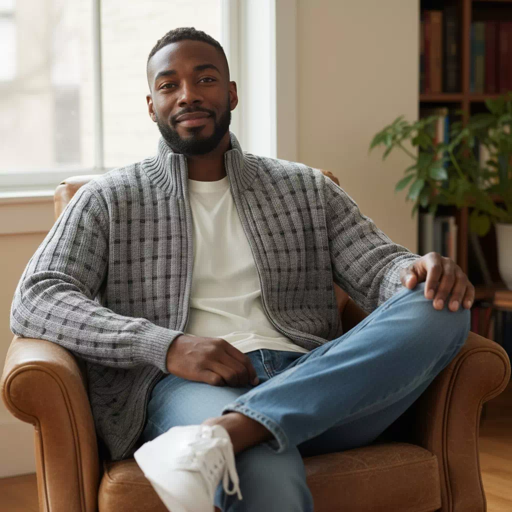 Gilet en alpaga pour homme – Image 10