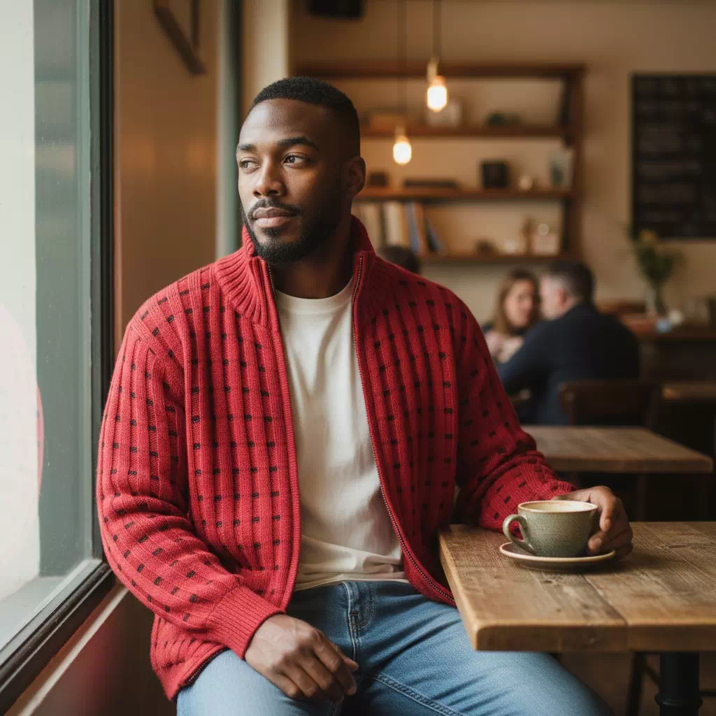 Gilet en alpaga pour homme – Image 16