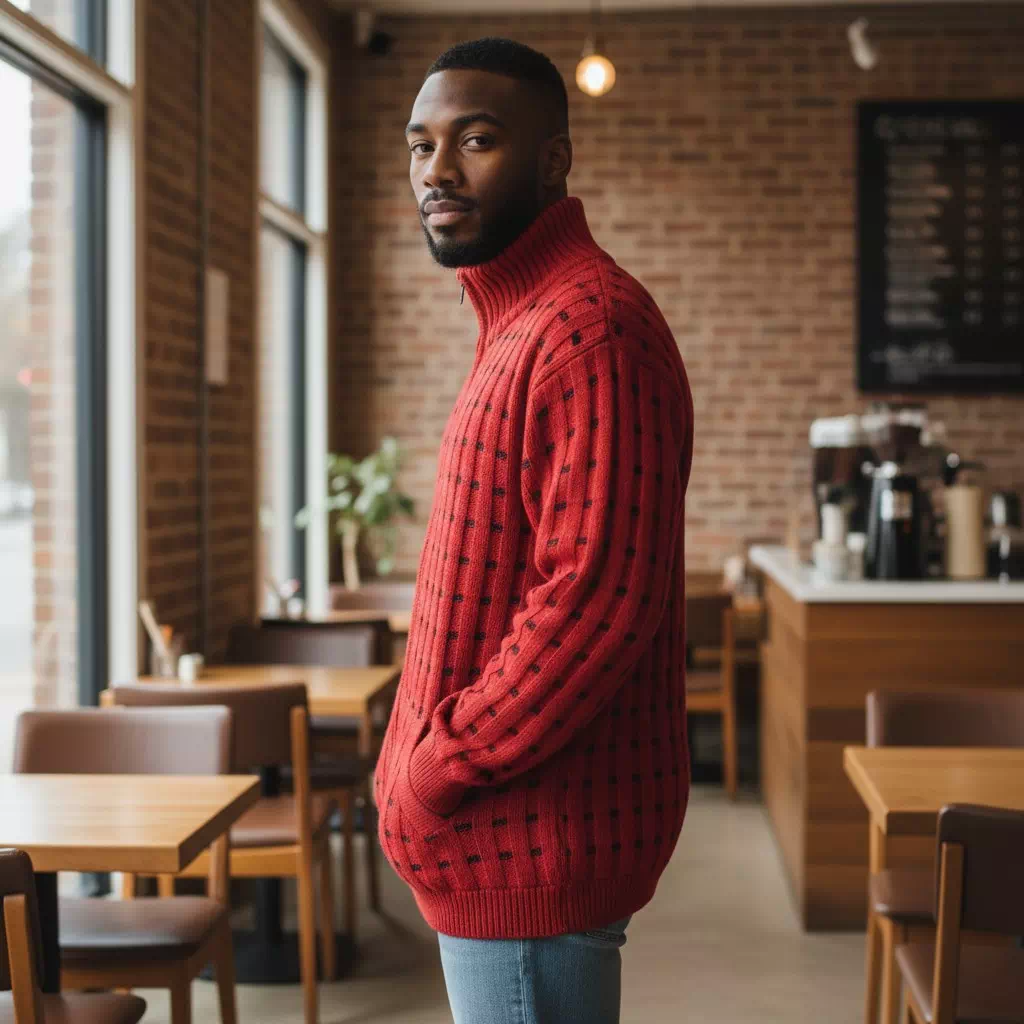 Gilet en alpaga pour homme – Image 17