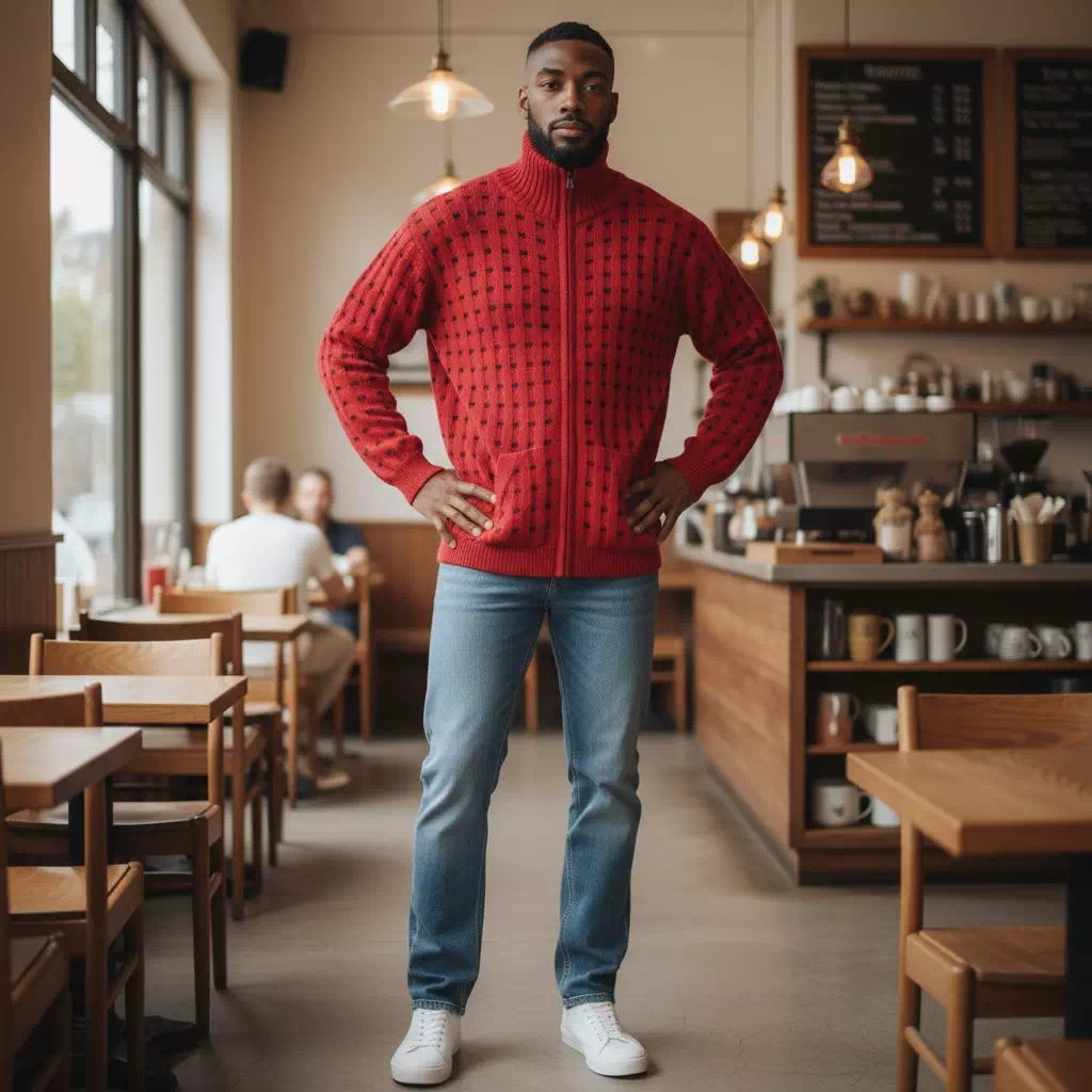 Gilet en alpaga pour homme – Image 15