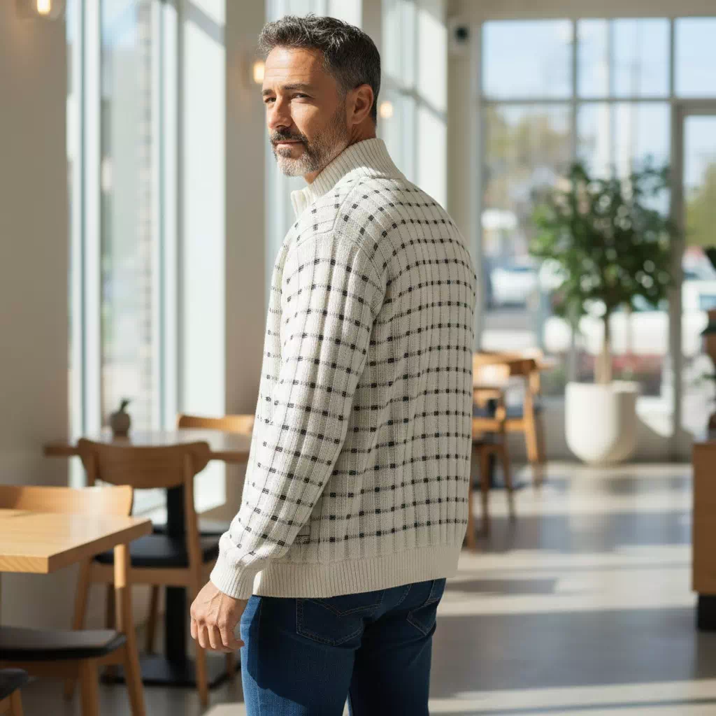 Gilet en alpaga pour homme – Image 8