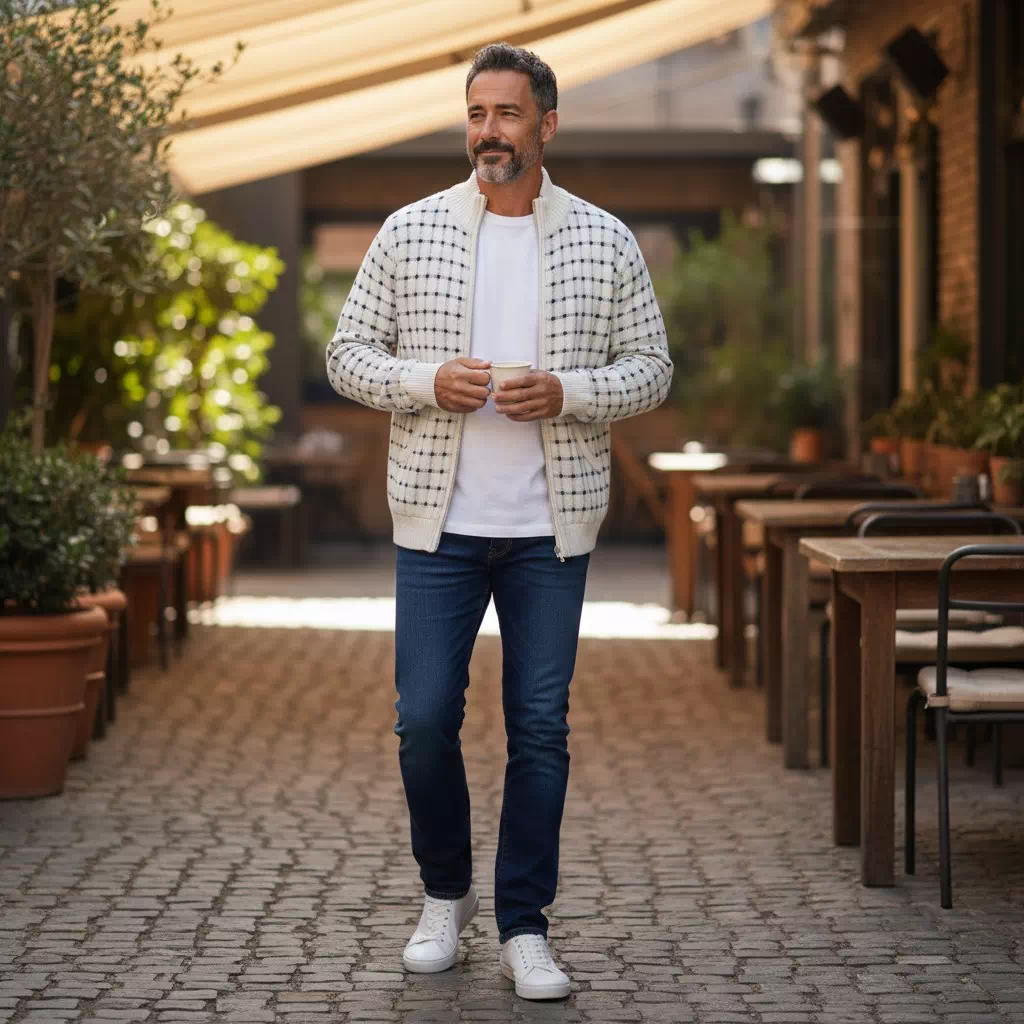 Gilet en alpaga pour homme – Image 7