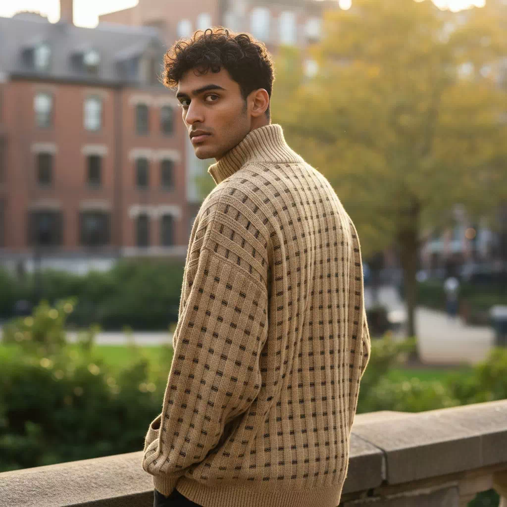 Gilet en alpaga pour homme – Image 6