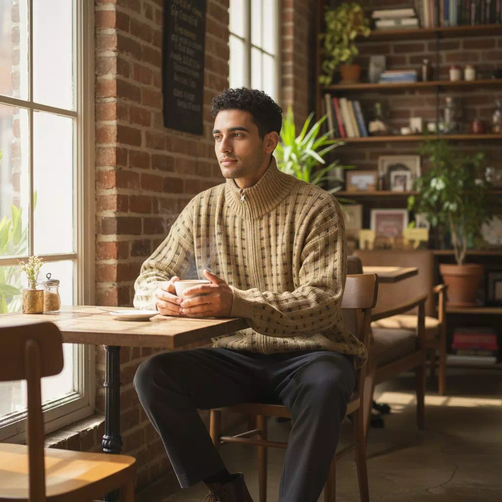 Gilet en alpaga pour homme – Image 5