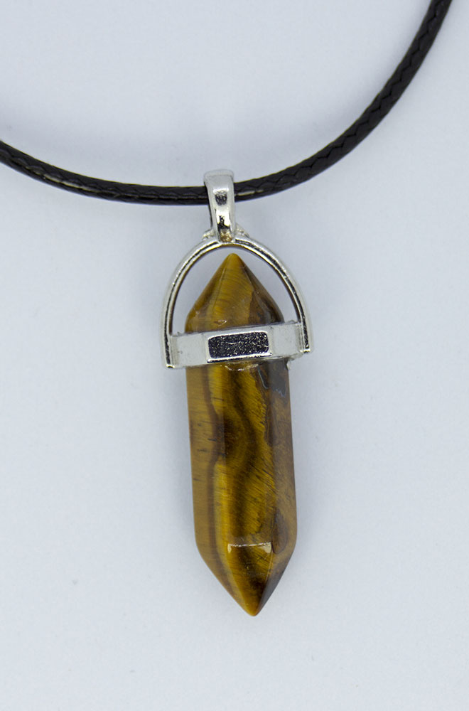 Pendentif en pierre naturelle - Œil de Tigre