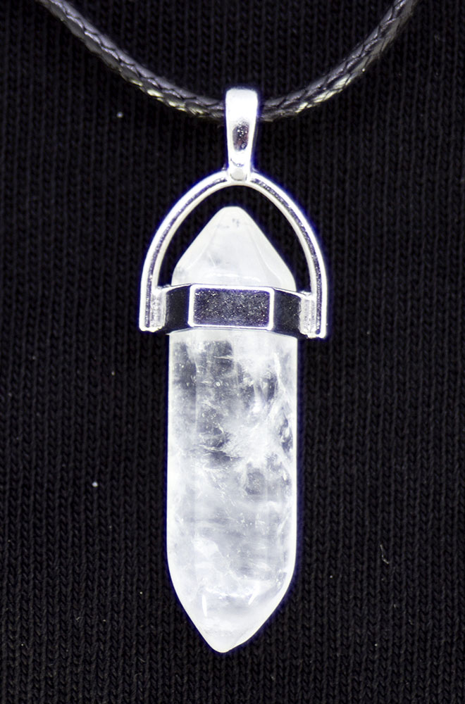 Pendentif en pierre naturelle - Cristal de Roche