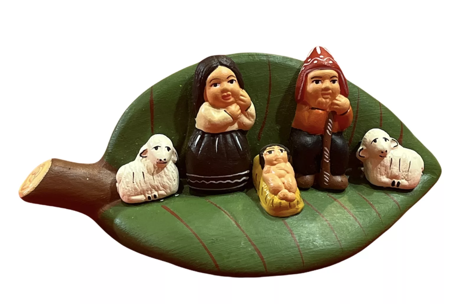 Crèche du Pérou - Feuille de coca