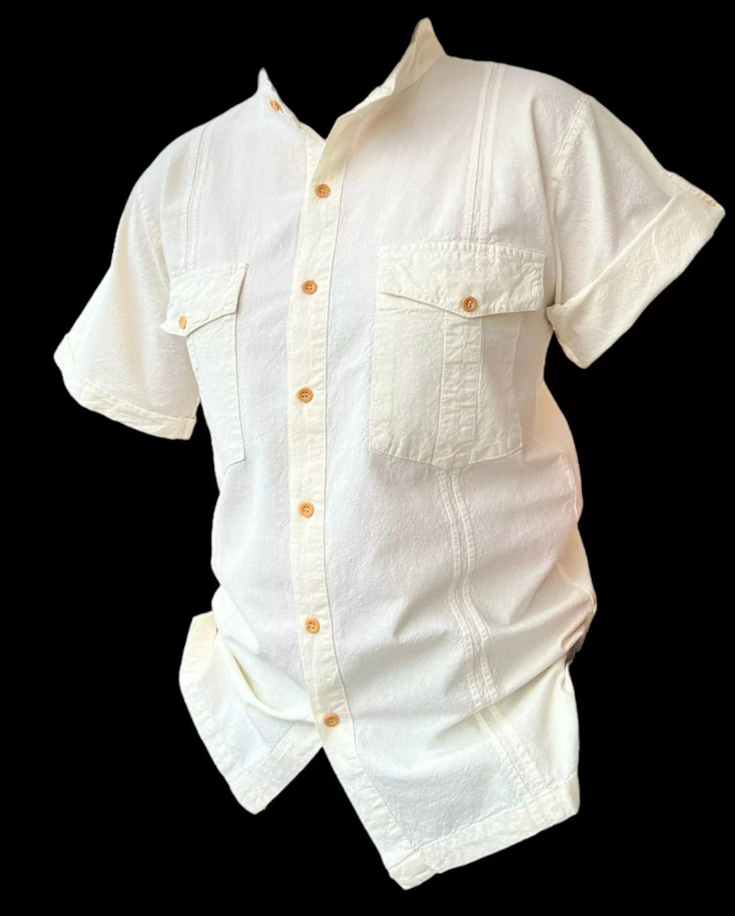 Chemise Hommes coton naturelv