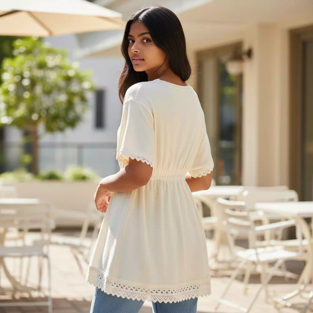 Haut en coton naturel - "Huandoy" – Image 3