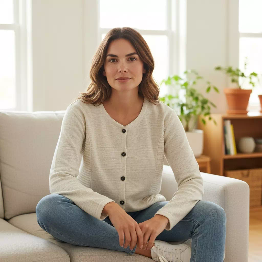 Gilet 100% coton naturel - Kusi