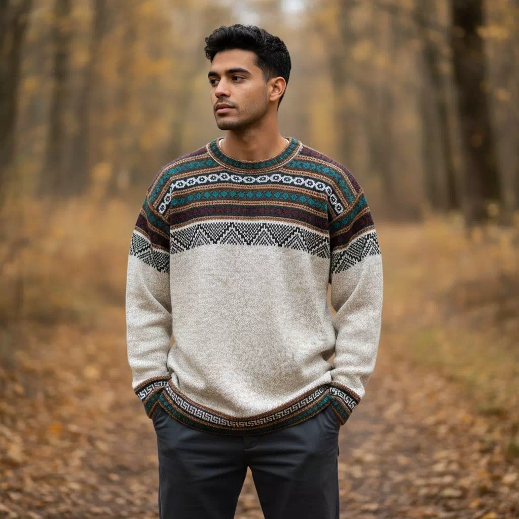 Pull en alpaga "Cusco" - Gris métallique – Image 10