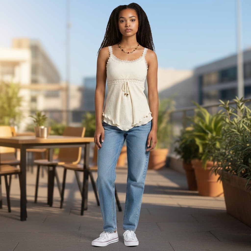 Haut en coton naturel - "Chacraraju" – Image 2