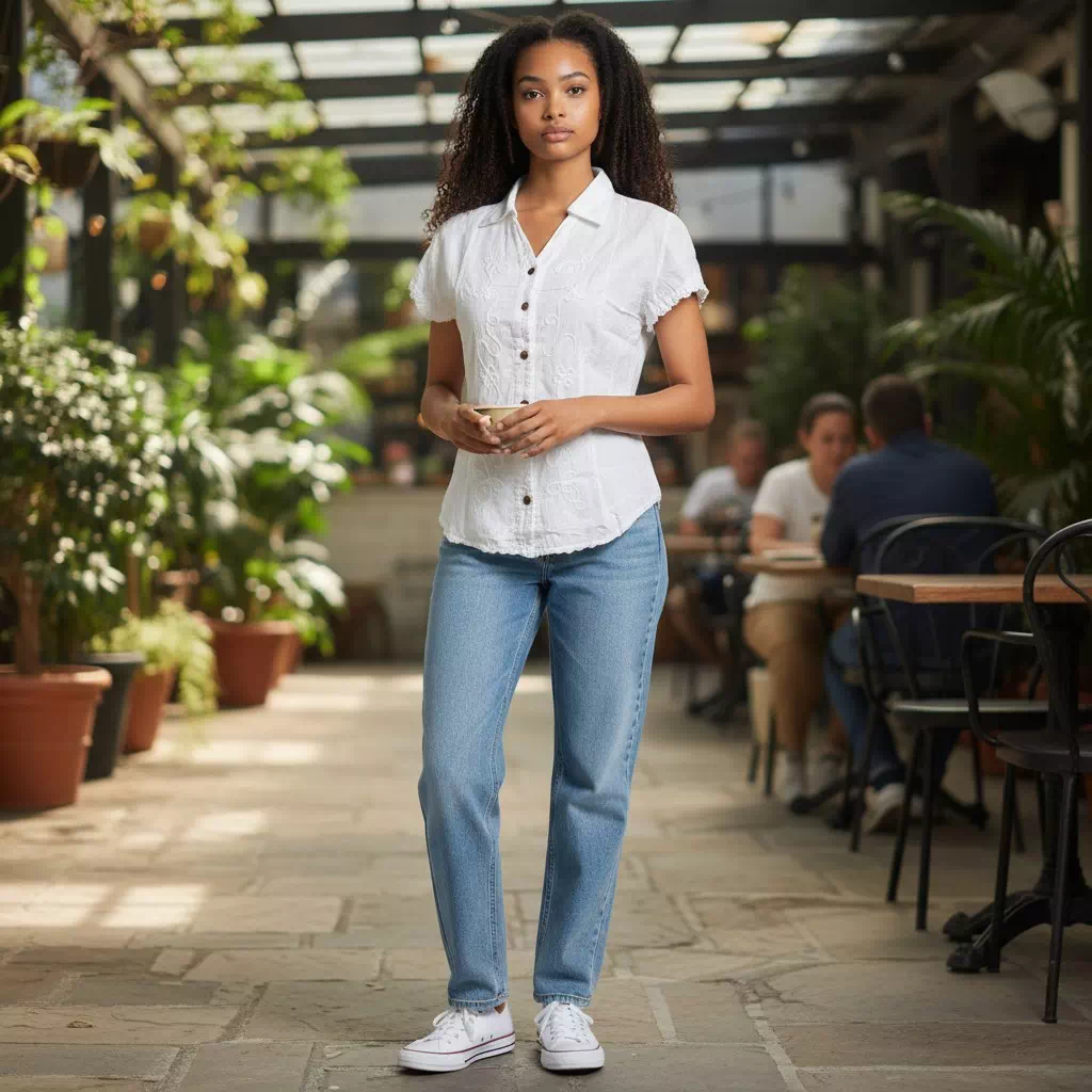 Chemise en coton naturel - Tika