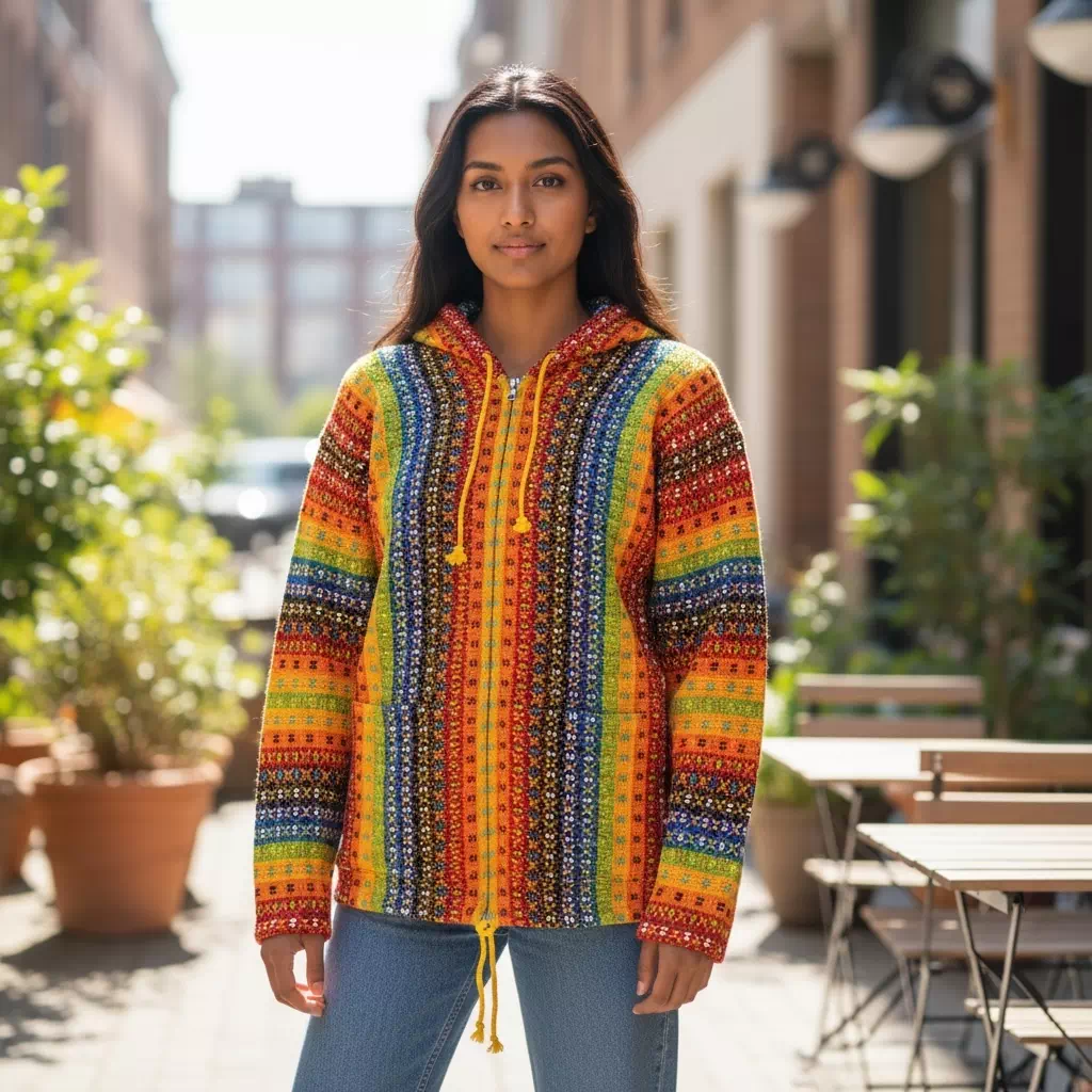 Veste Arco Iris - Naranja