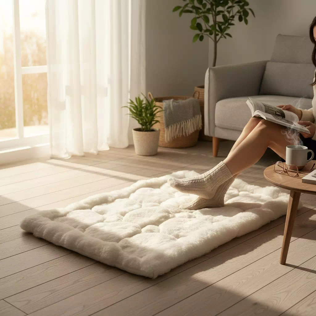 Tapis en alpaga du Pérou - Fait main – Image 4