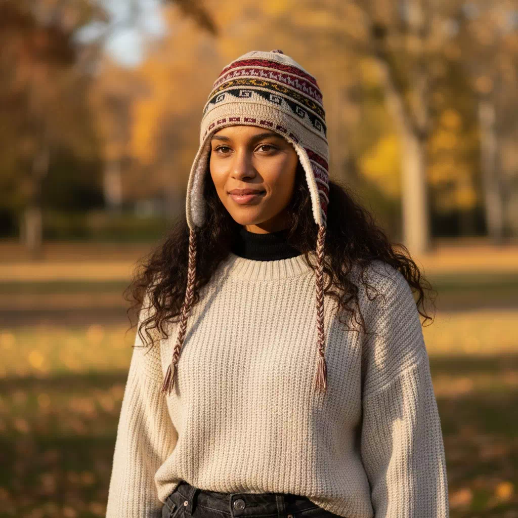 Bonnet péruvien - Polaire – Image 31