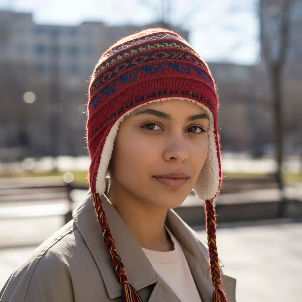 Bonnet péruvien - Polaire – Image 33