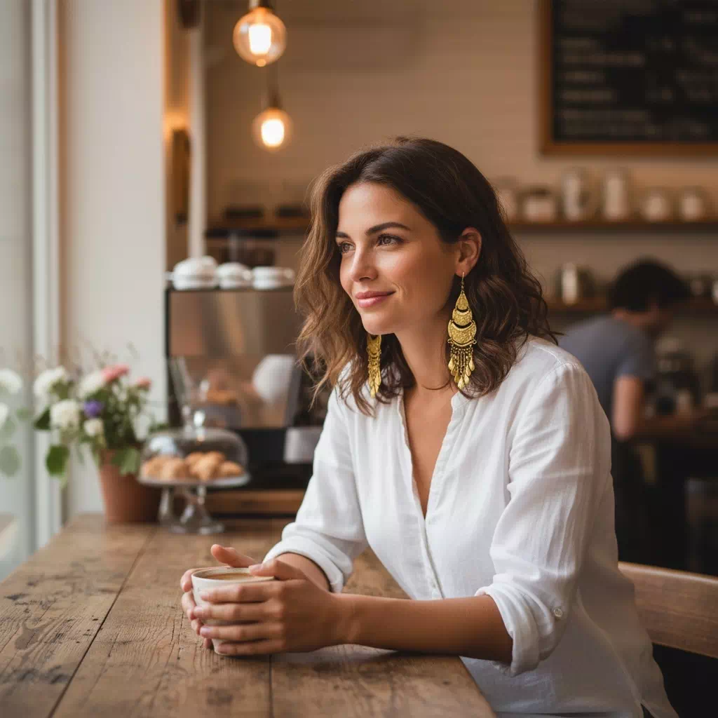 Parure bijoux inca dorée – Image 13