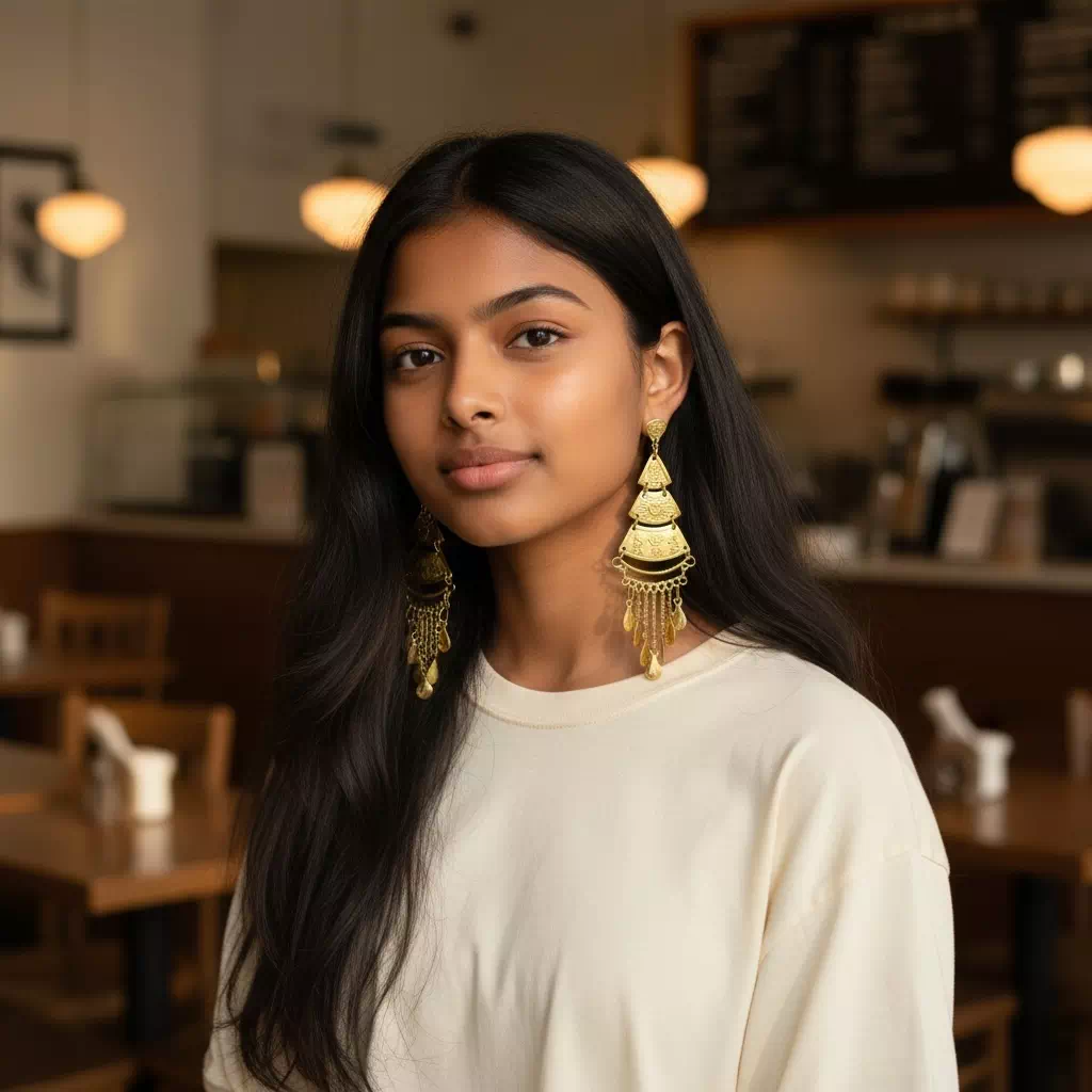 Parure bijoux inca dorée – Image 14