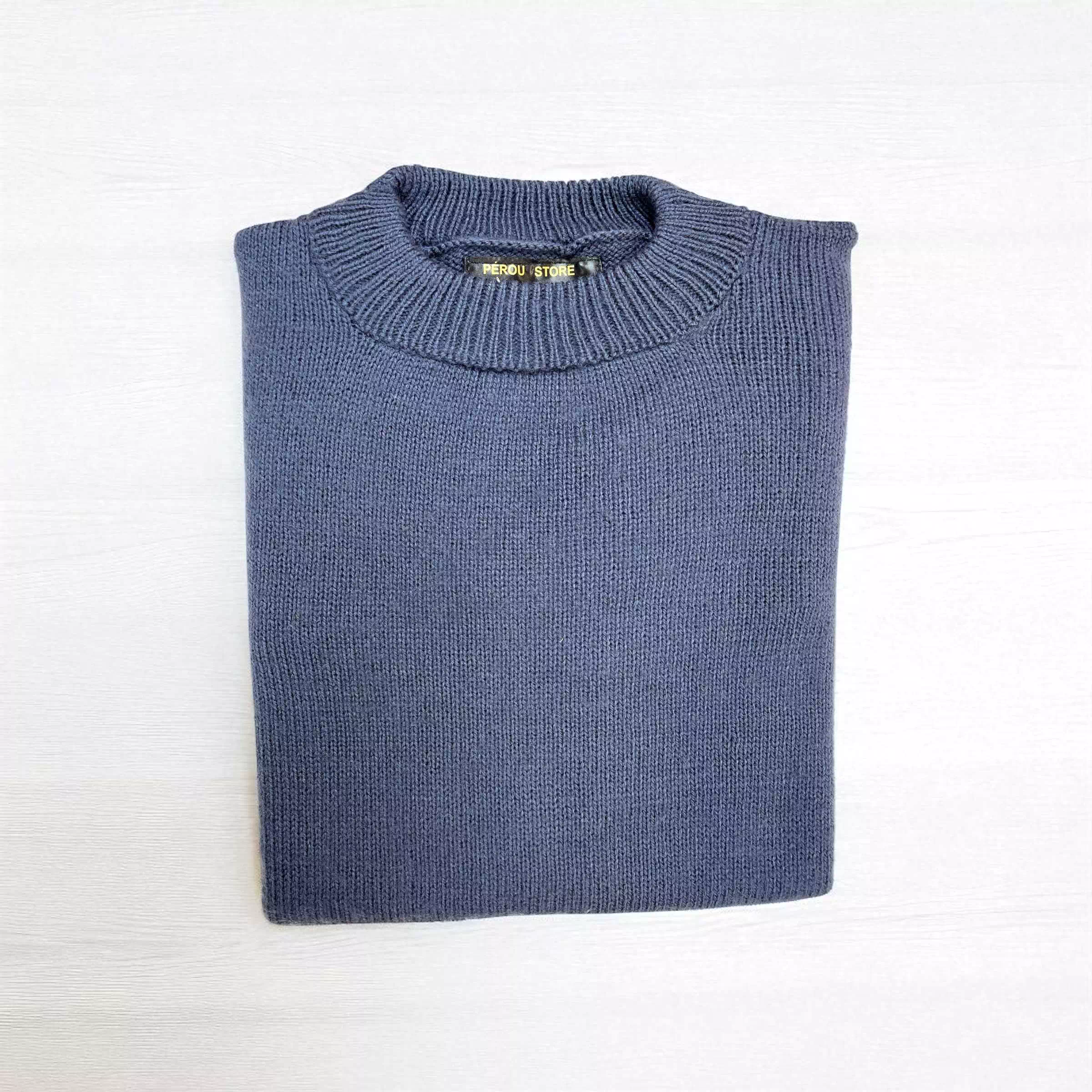 Pull alpaga col rond – Image 9