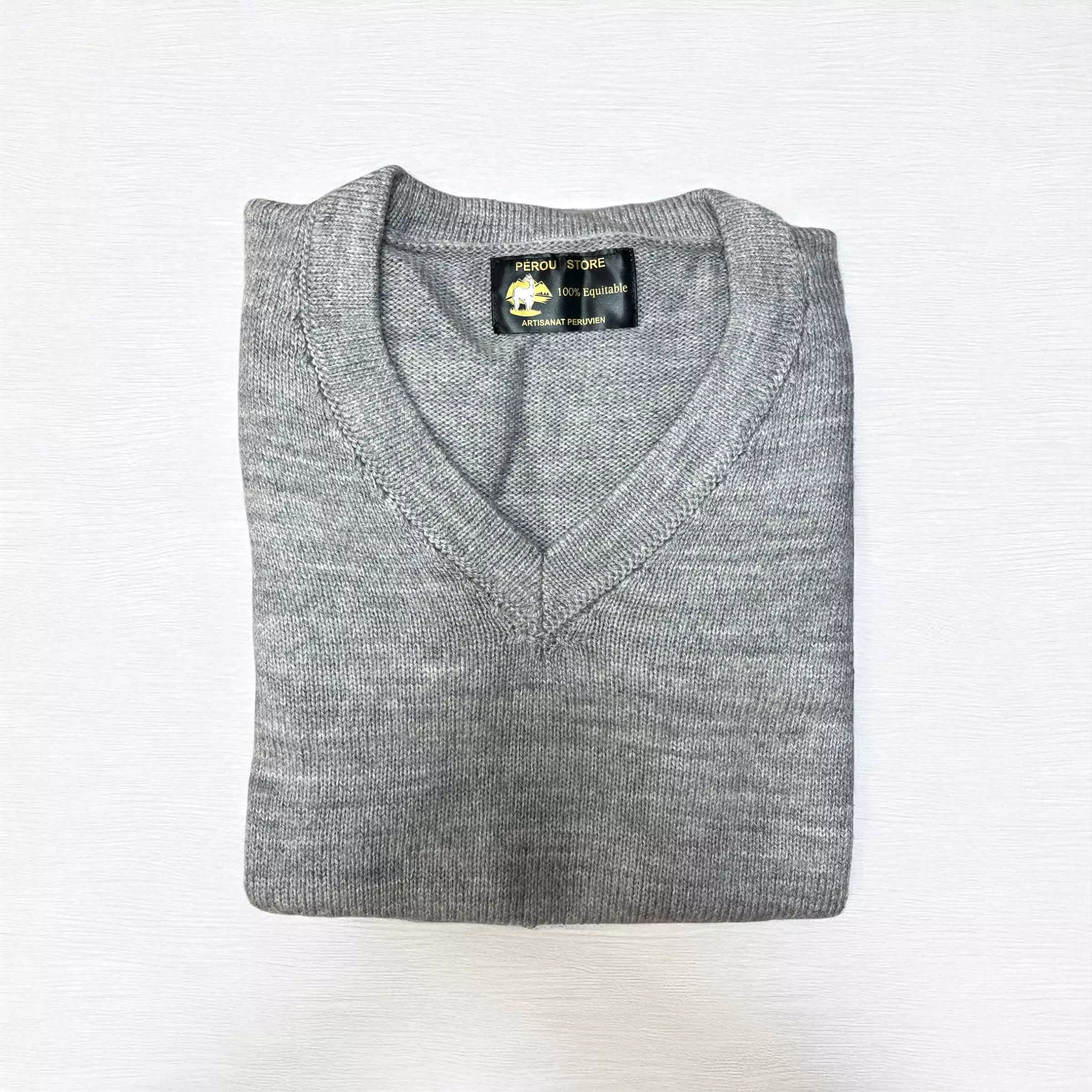 Pull alpaga Col V – Image 16