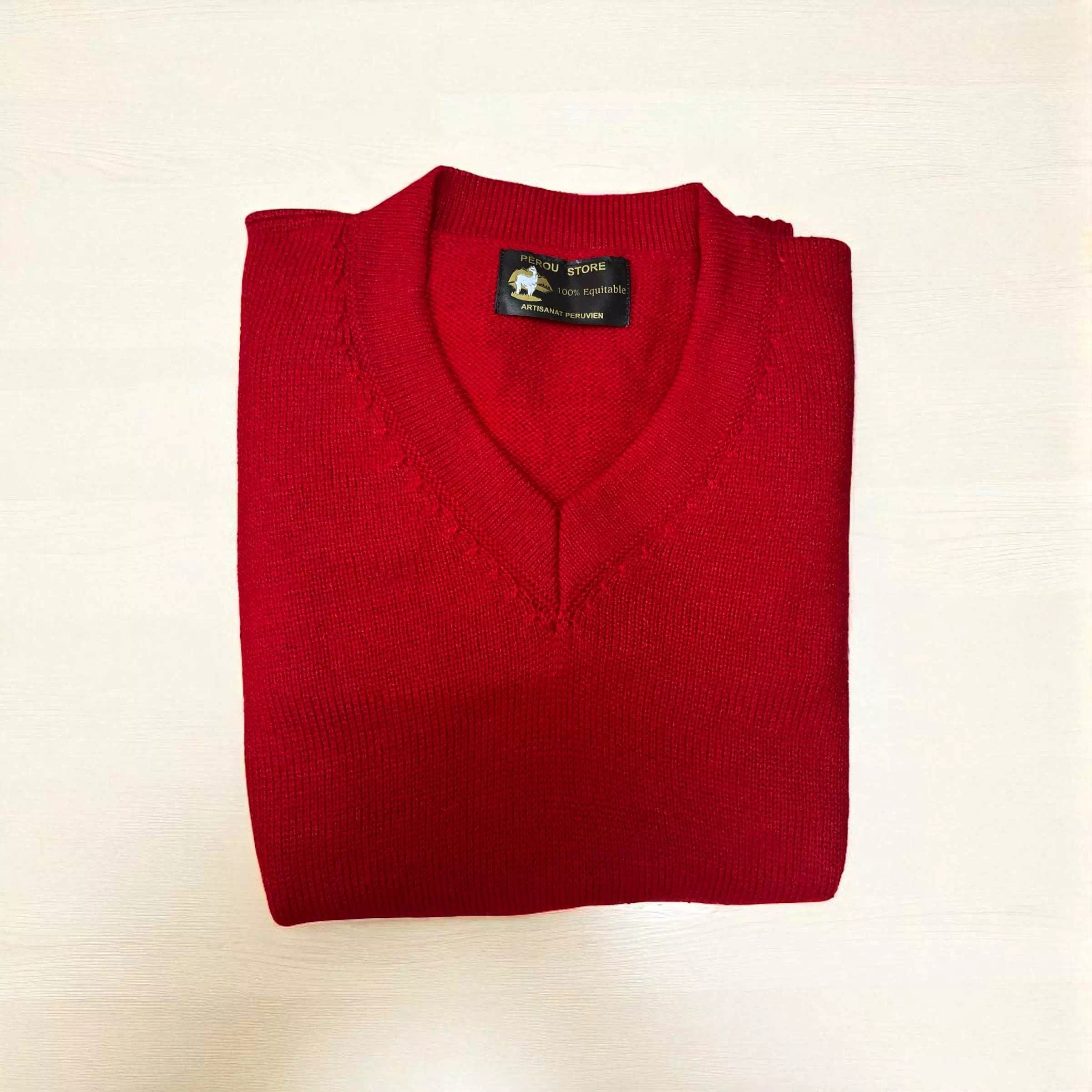 Pull alpaga Col V – Image 18