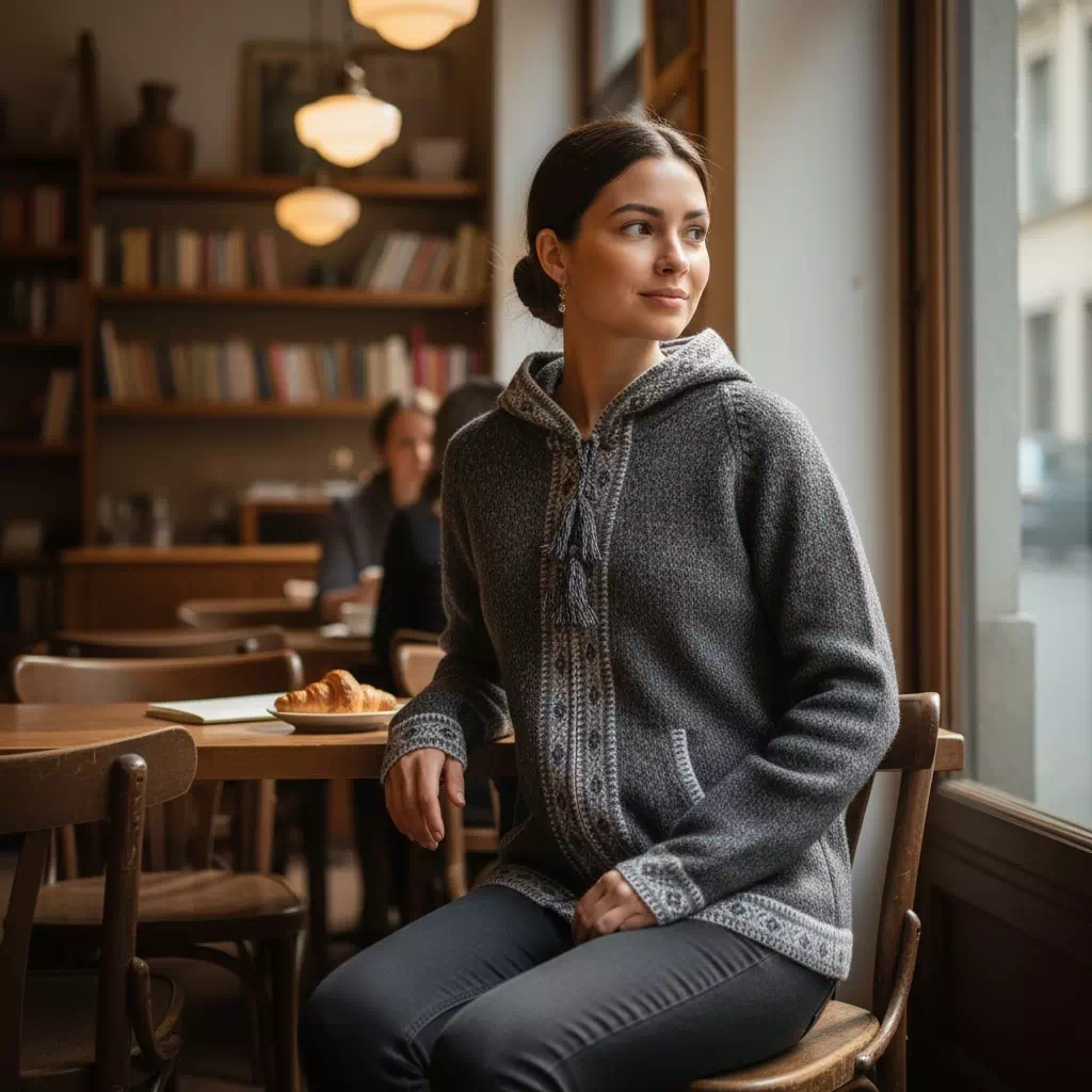 50% Avec Capuche Gris Foncé (2)